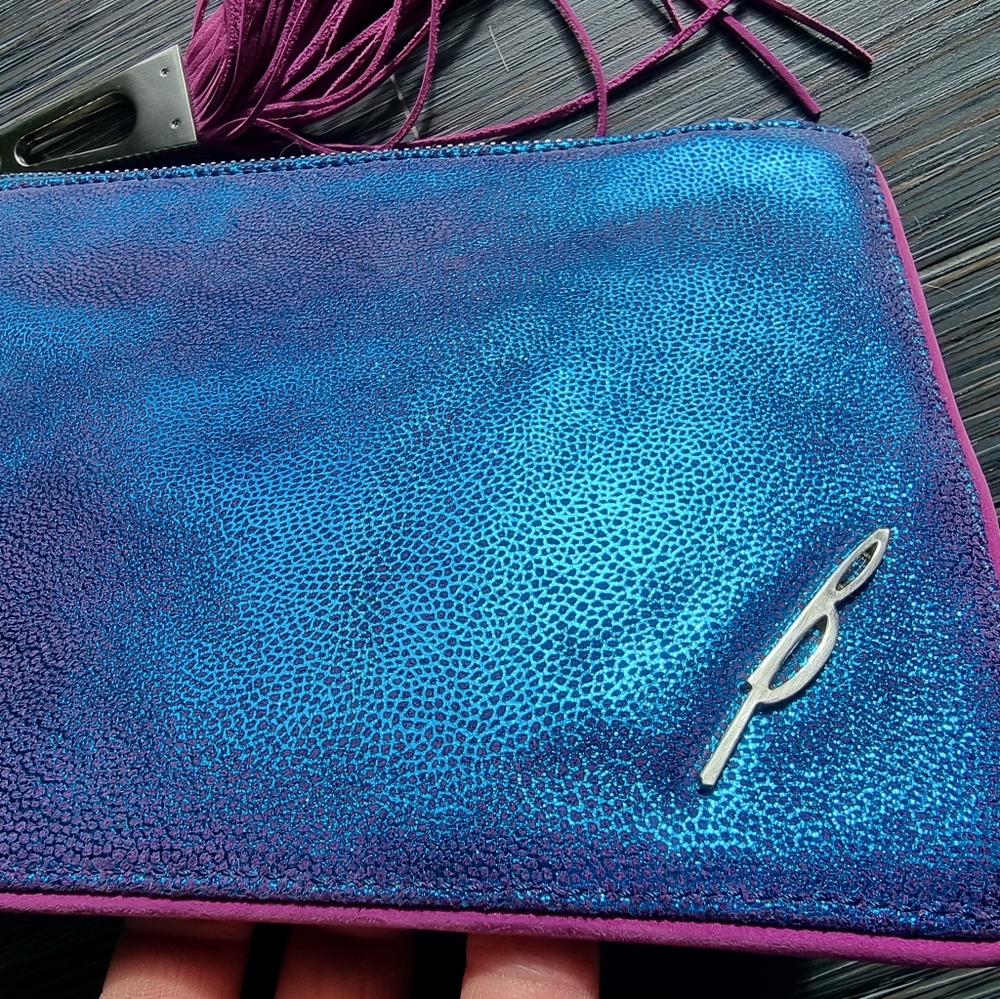Brian Atwood Shimmery Clutch NWOT